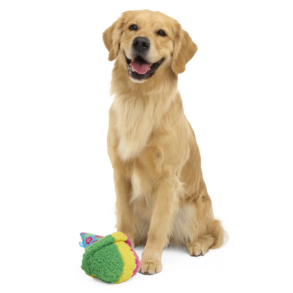 A-Sno-Ha Cone Plush Fetch Dog Toy - Image 4