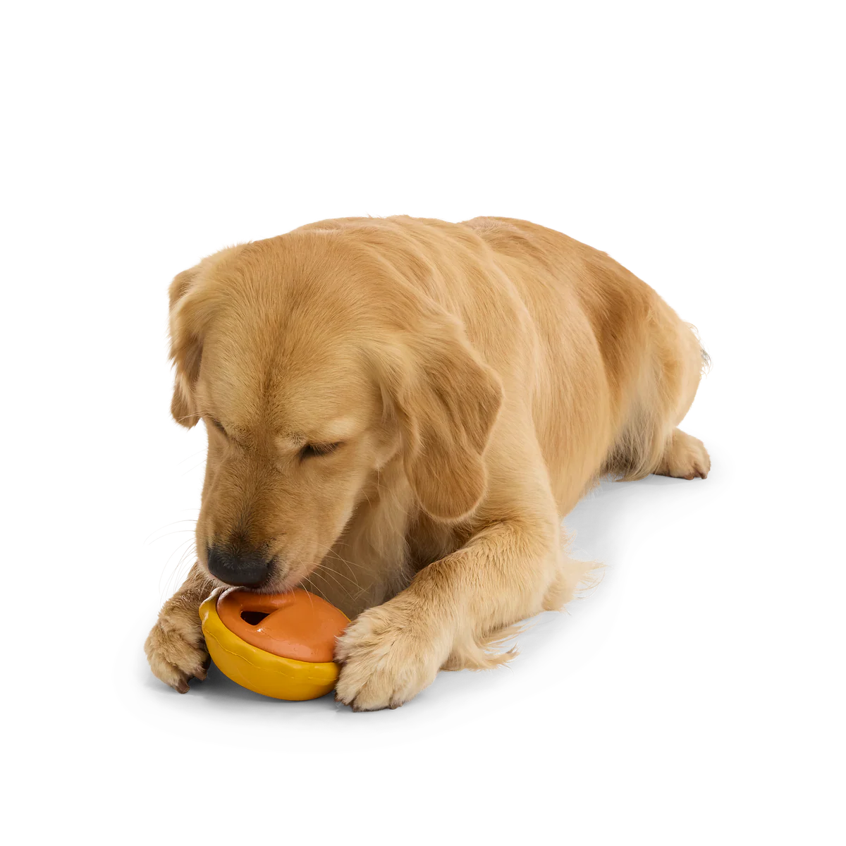 American Pumpkin Pie Super Chewer Durable Enrichment Dog Toy - Image 3
