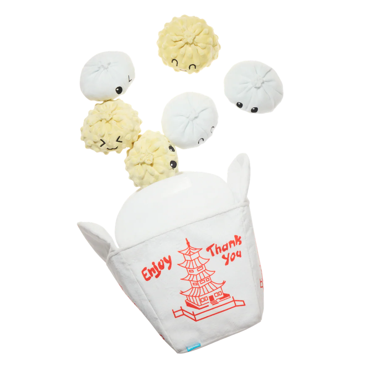 Andi's Famous Plush Dumplings Enrichment + Multi-Part + Extra-Large Dog Toy - Image 4