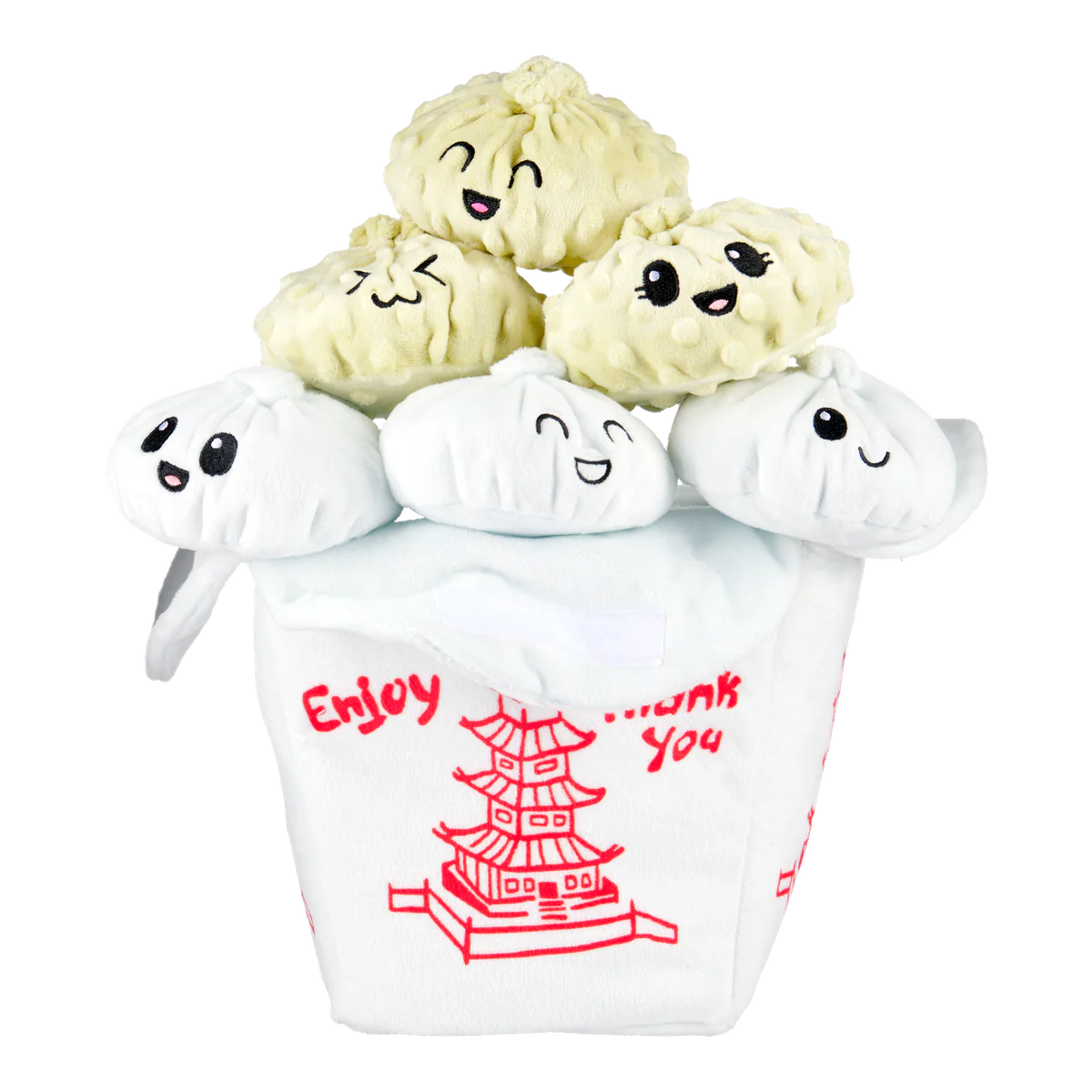 Andi's Famous Plush Dumplings Enrichment + Multi-Part + Extra-Large Dog Toy - Image 5