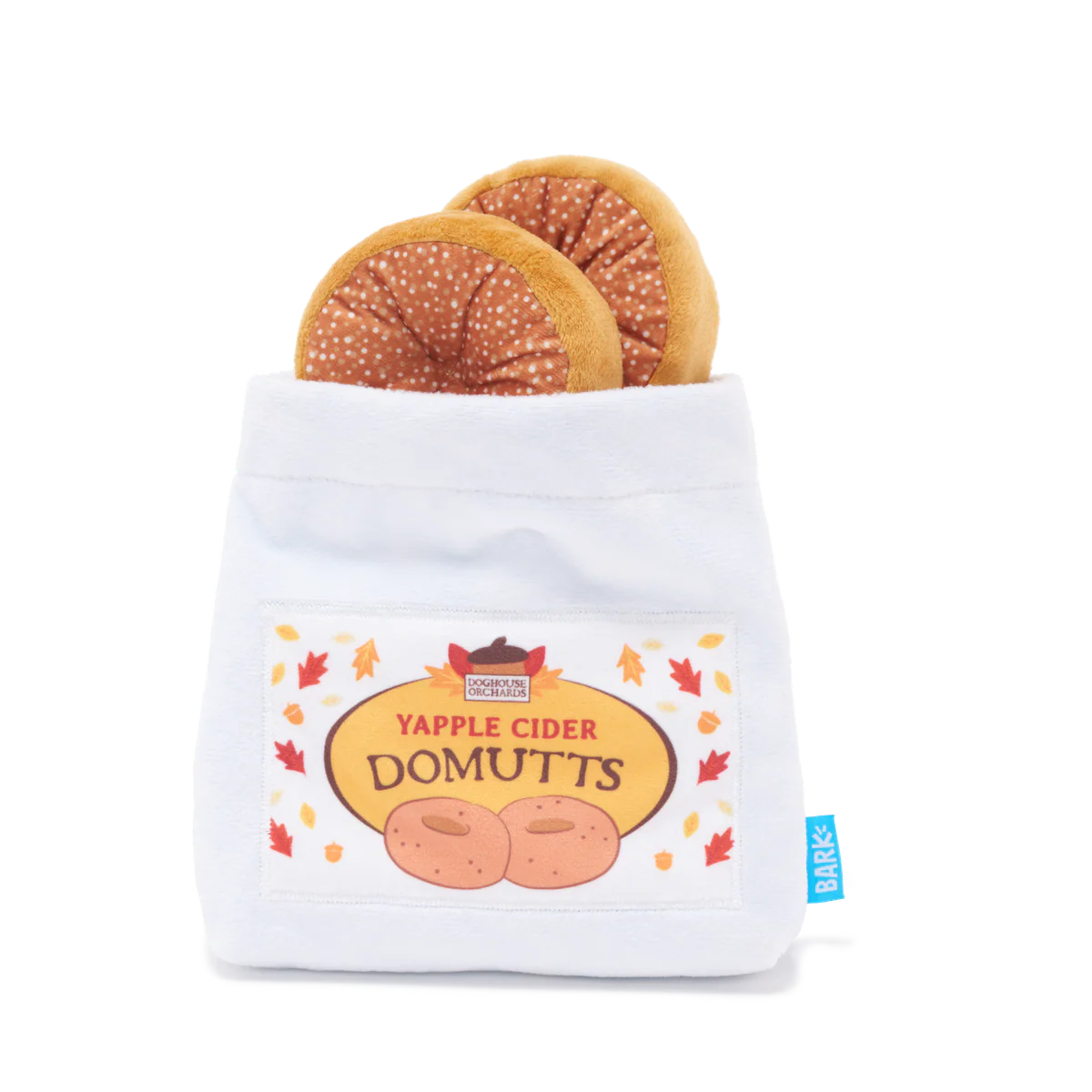 Apple Cider Domutts Plush Multi-Part + Enrichment Dog Toy - Image 2