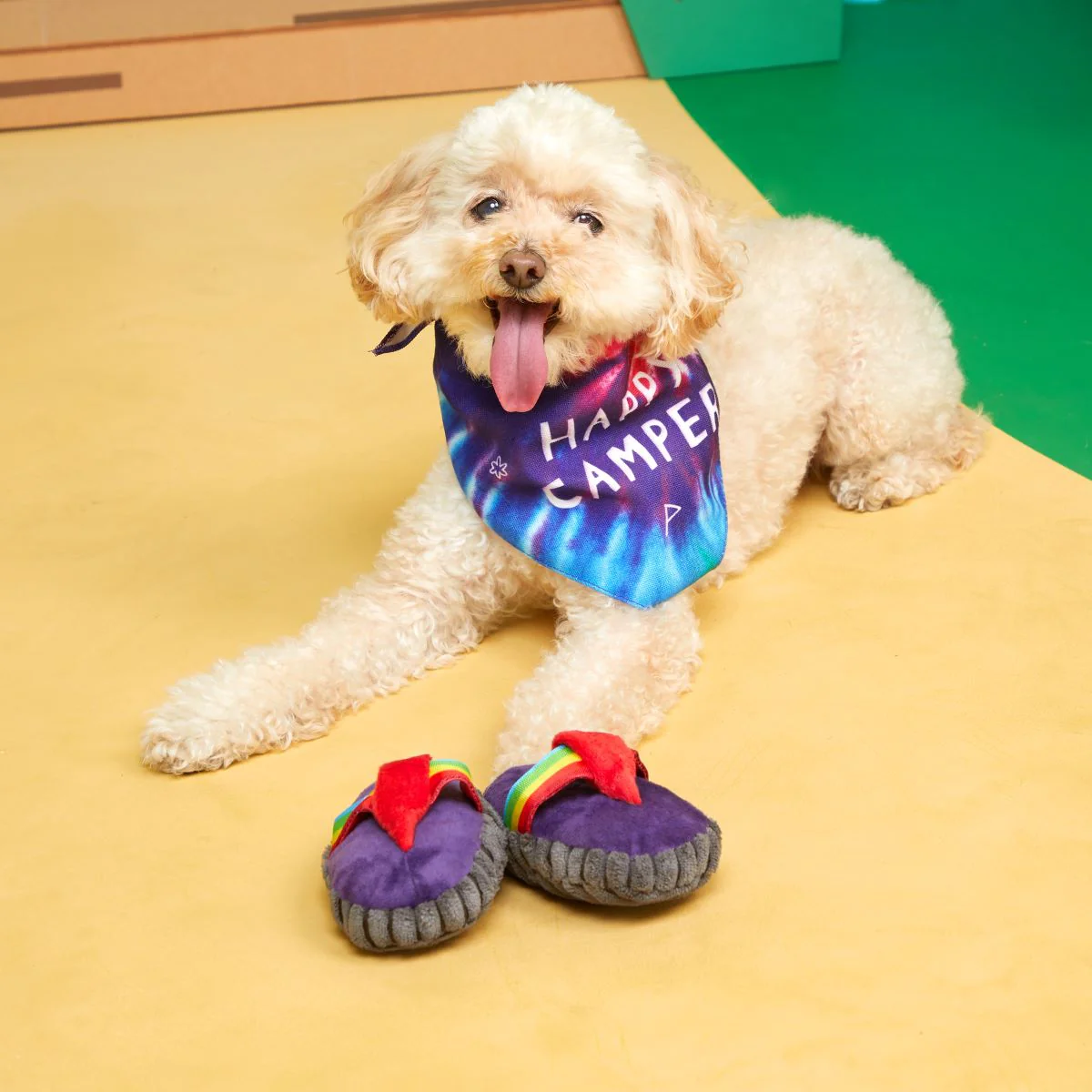 Bandana-Rama Yip Flops & Bandana Plush Multi-Part Dog Toy - Image 4