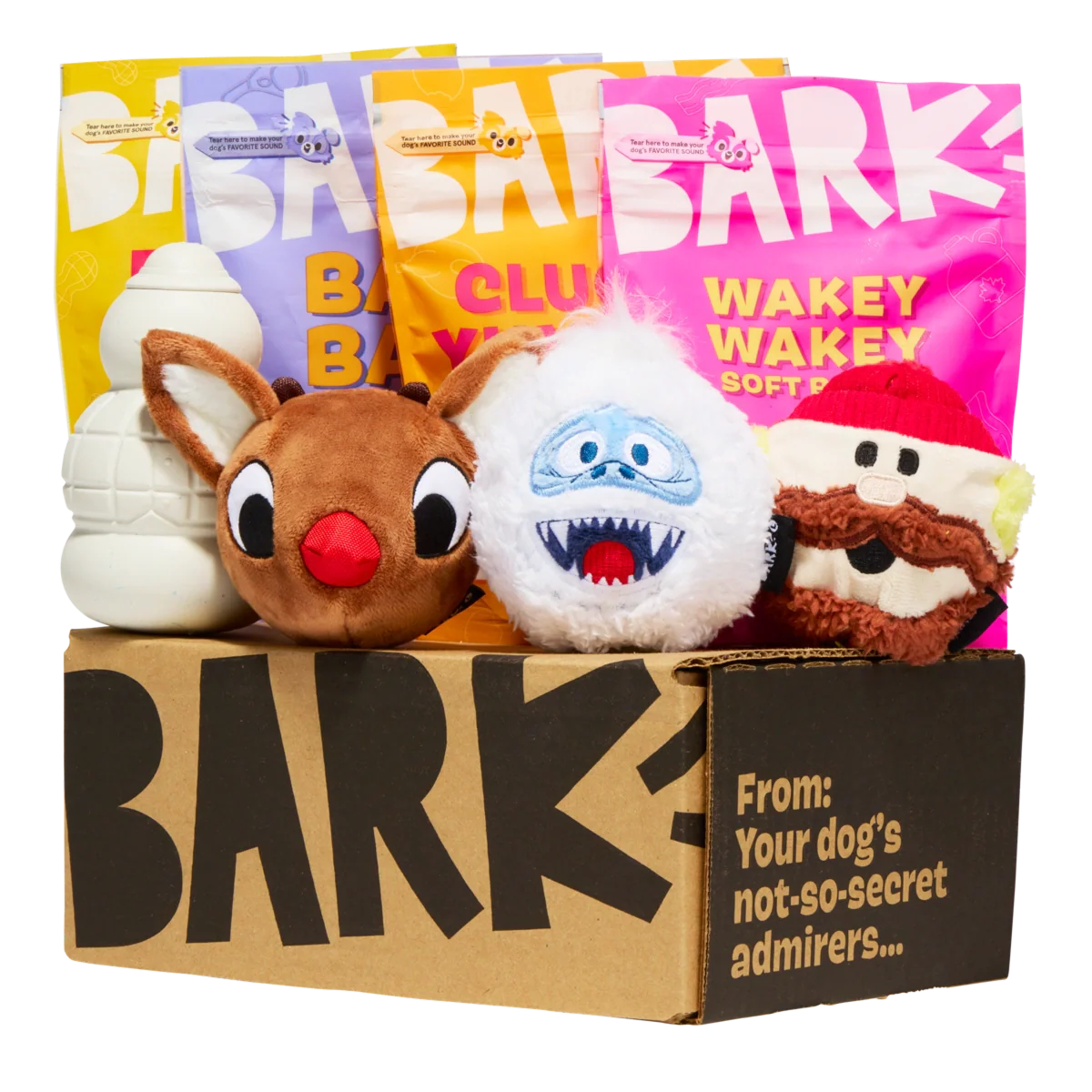 BARK 12 Month Subscription - Rudolph Double Deluxe First Box - Image 2