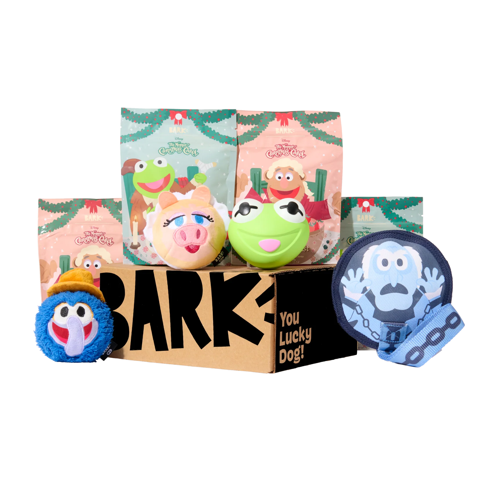 BARK 12 Month Subscription - The Muppet Christmas Carol Double Deluxe First Box - Image 2