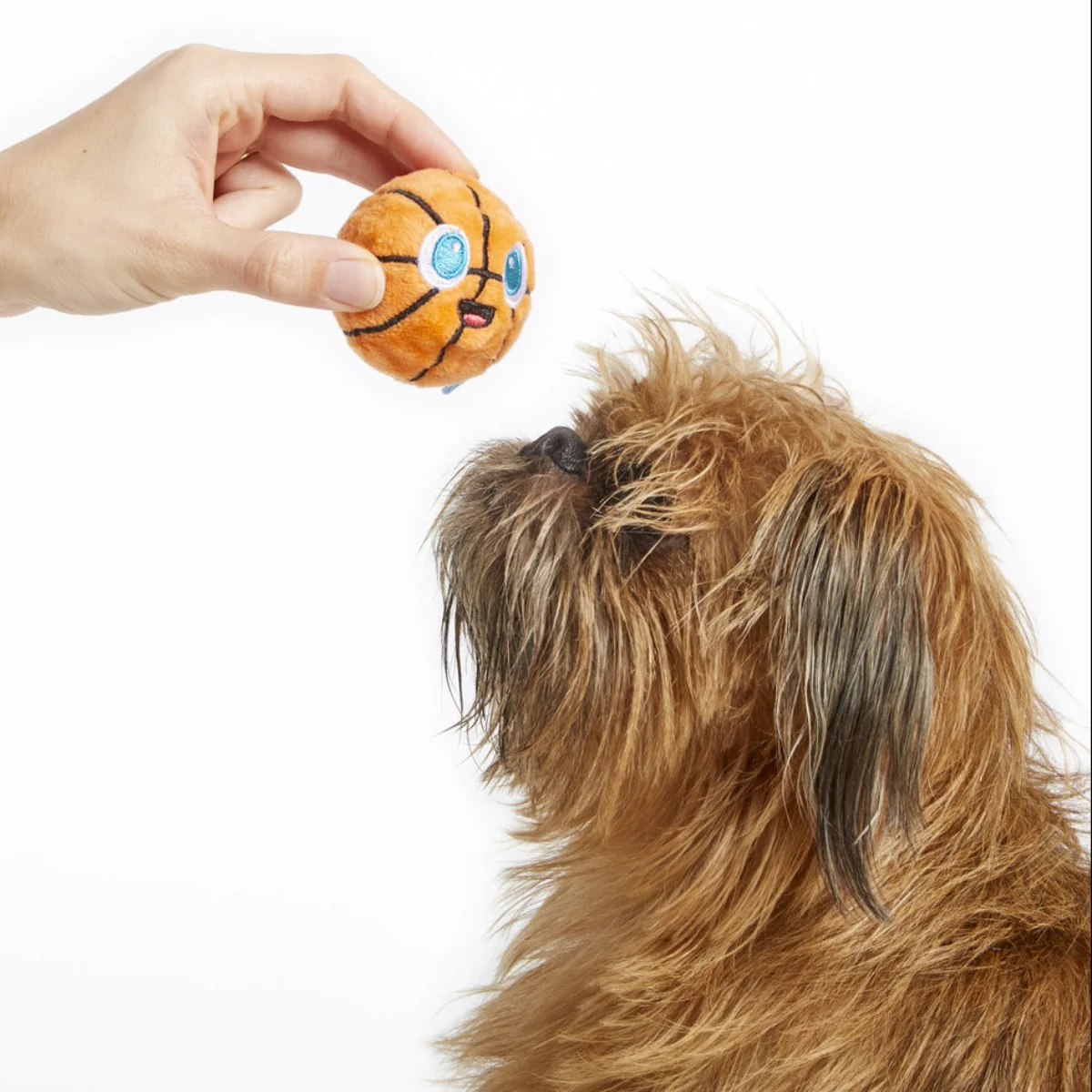 Drool & Dribble Basketball Plush Fetch Dog Toy - Image 3