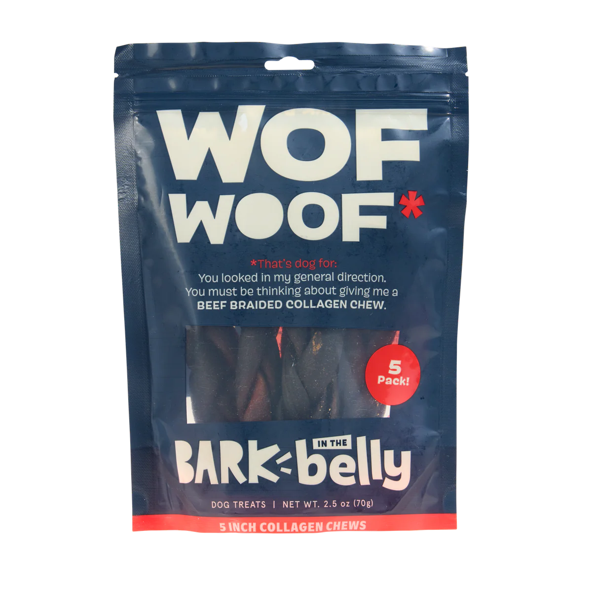 Beef Braided Collagen Dog Chews, 5 Ct - Image 6