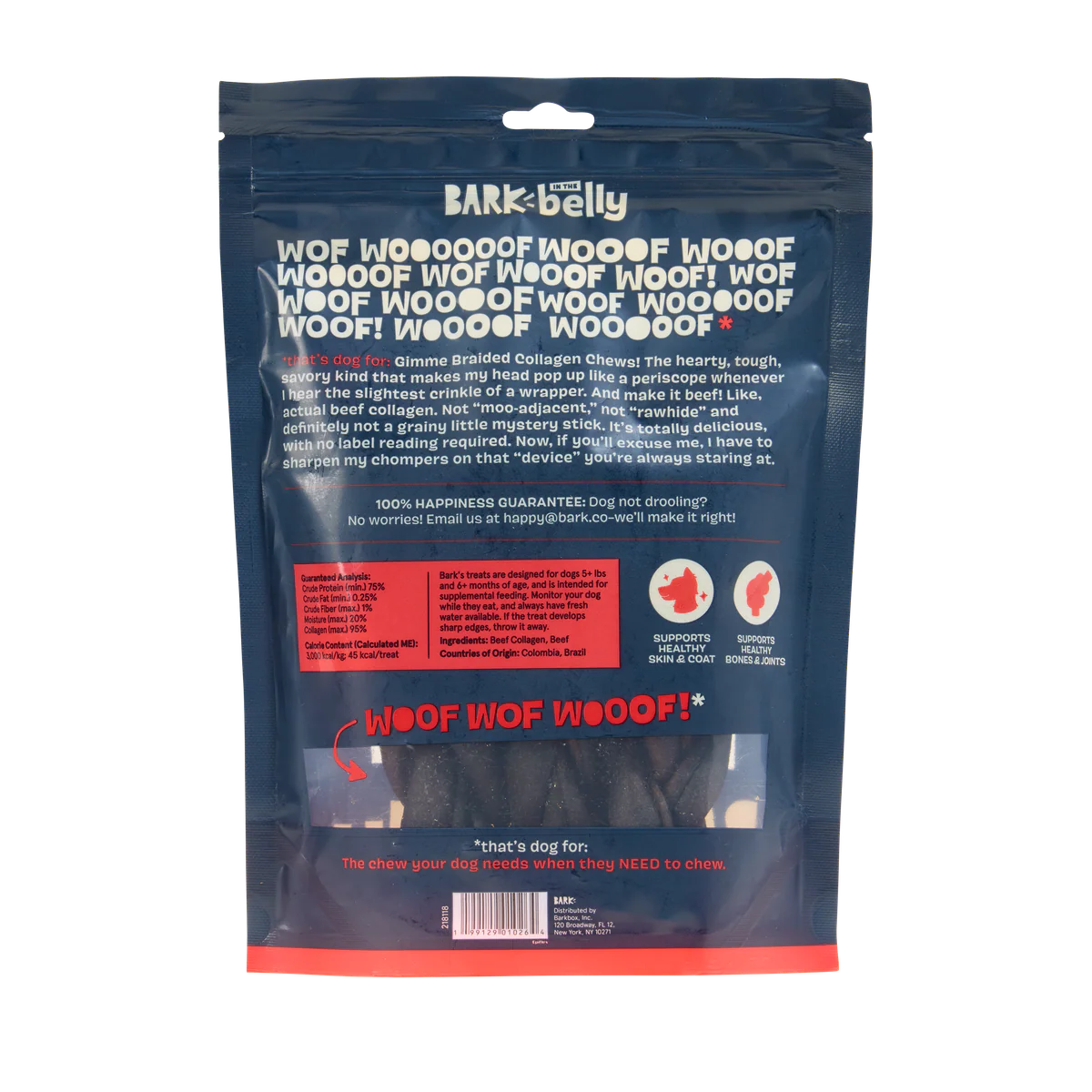 Beef Braided Collagen Dog Chews, 5 Ct - Image 8
