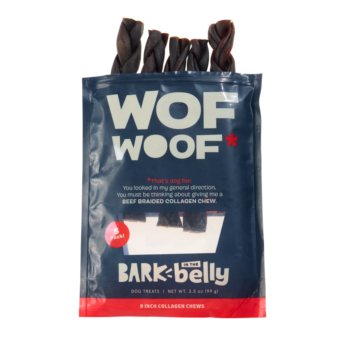 Beef Braided Collagen Dog Chews, 5 Ct - Image 9