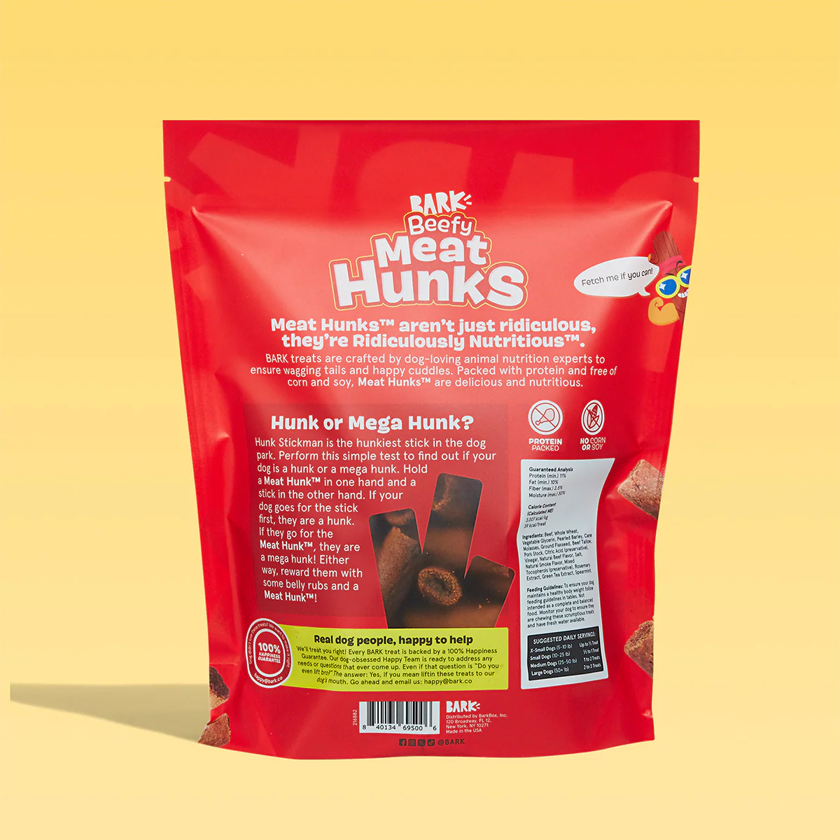 Beefy Meat Hunks Dog Treats, 24 oz - Image 4