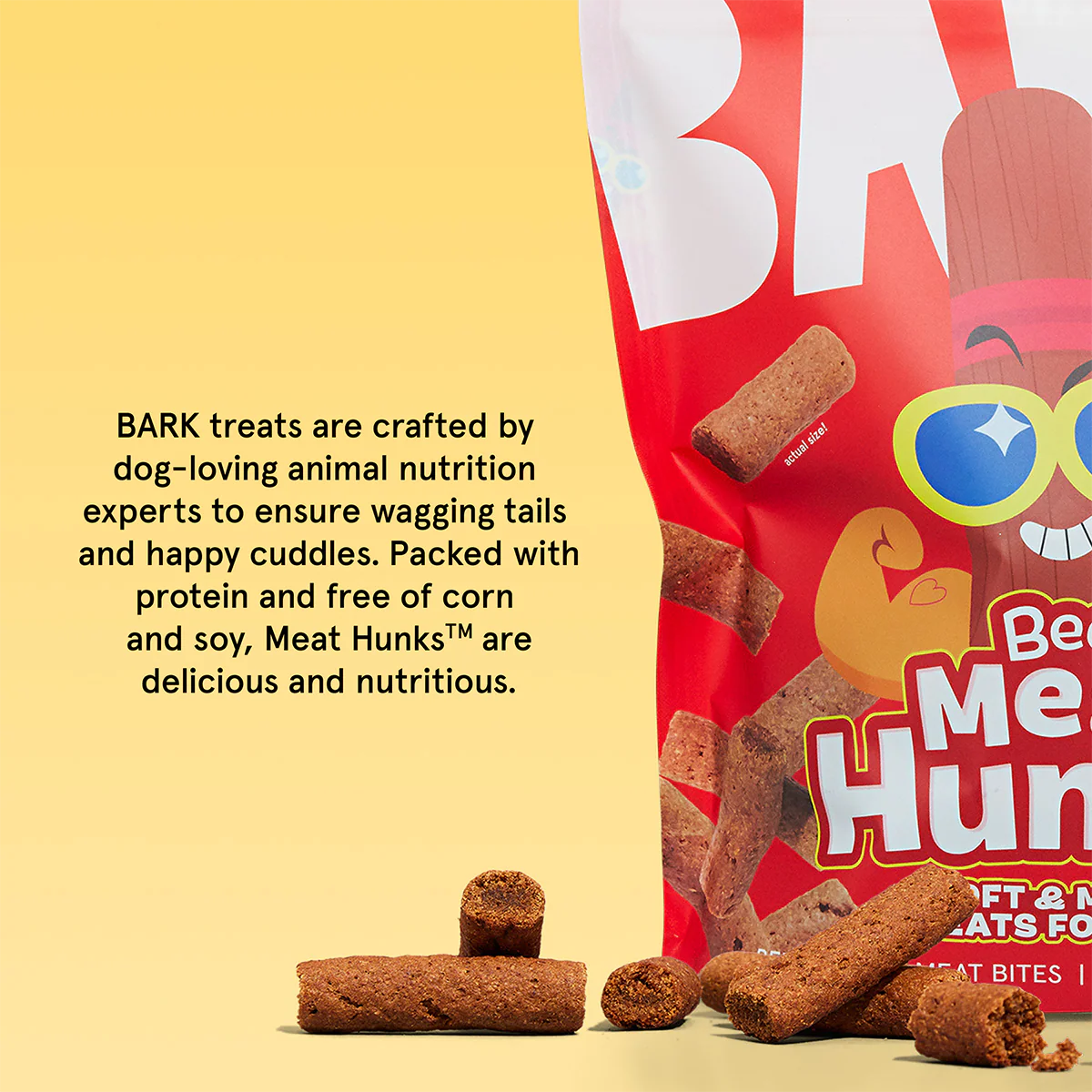 Beefy Meat Hunks Dog Treats, 24 oz - Image 6