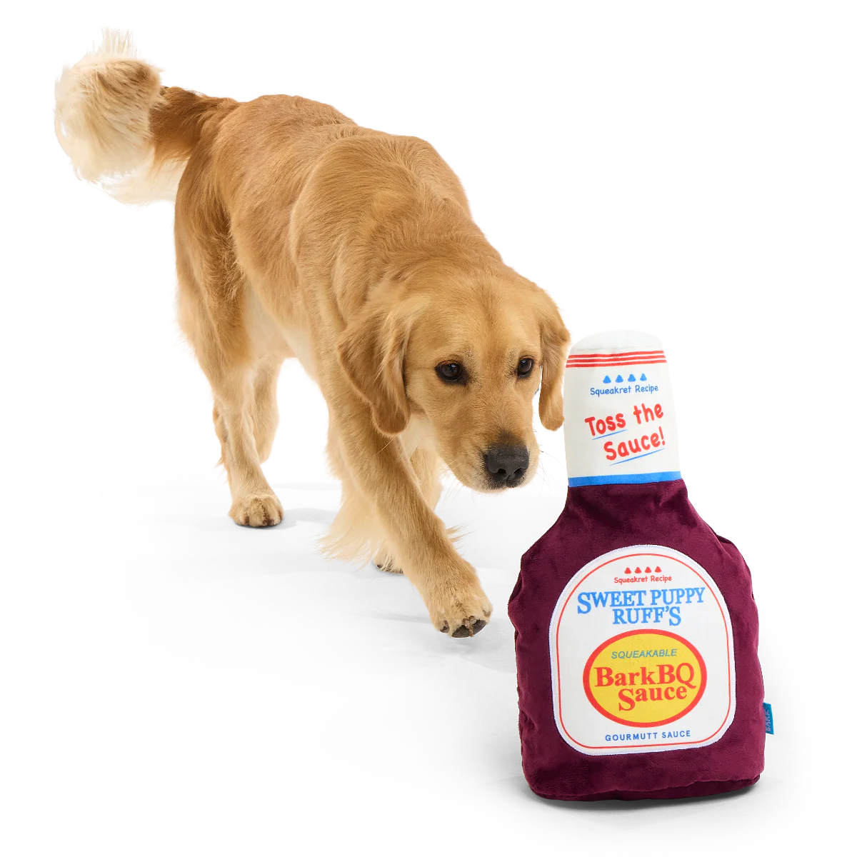 Big Dog BarkBQ Sauce Plush Extra-Large Dog Toy - Image 5