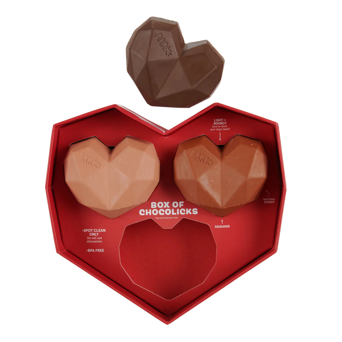 Box of Chocolicks Super Chewer Durable Multi-Part + Gnaw Dog Toy