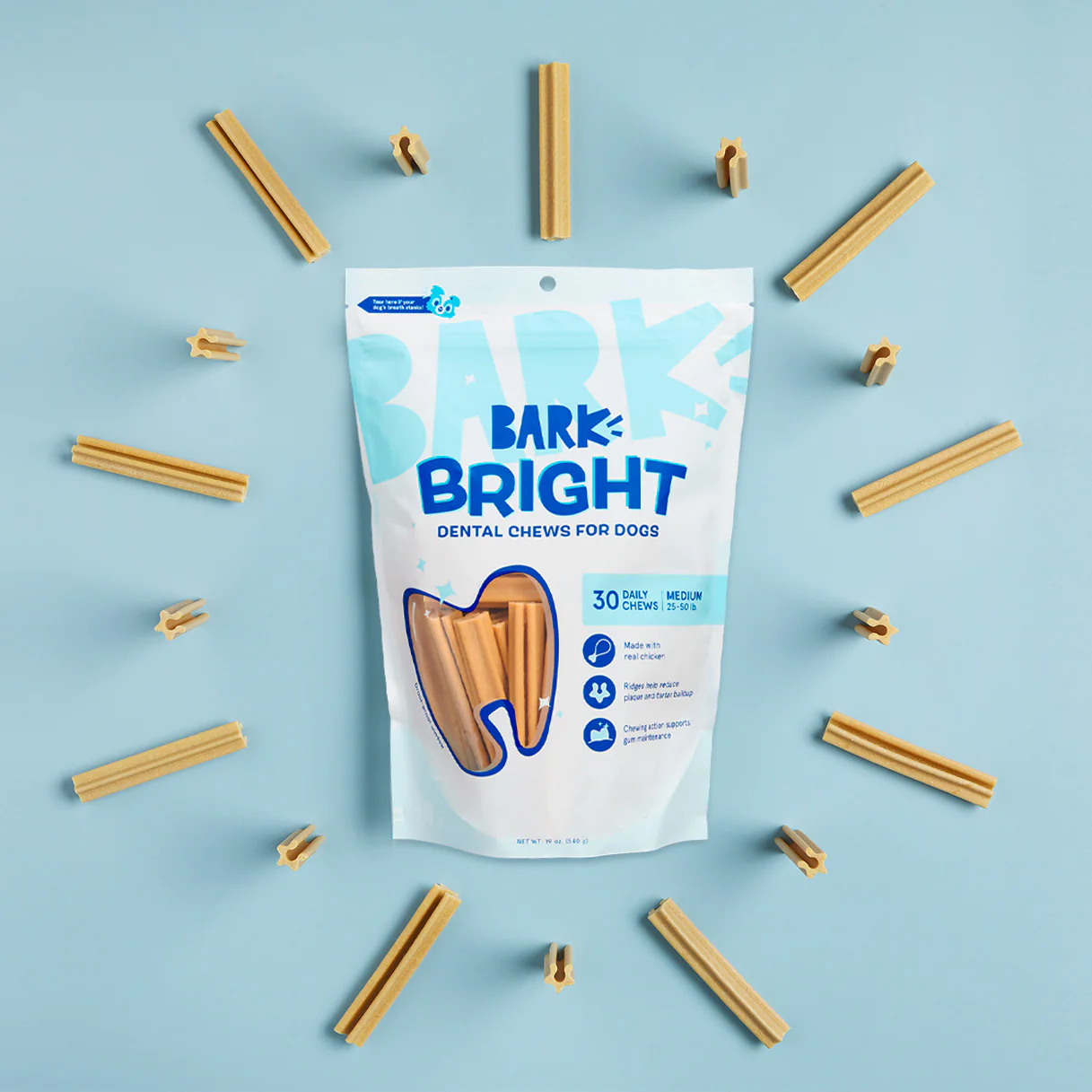 Bright Original Dental Chews, 30 Ct - Image 9