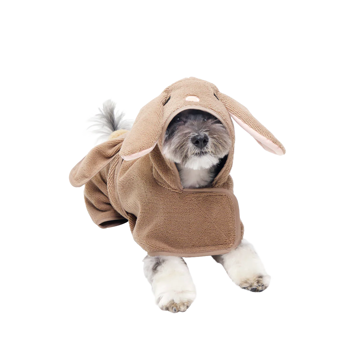 Bunny Bark n' Bathe Dog Robe - Image 4