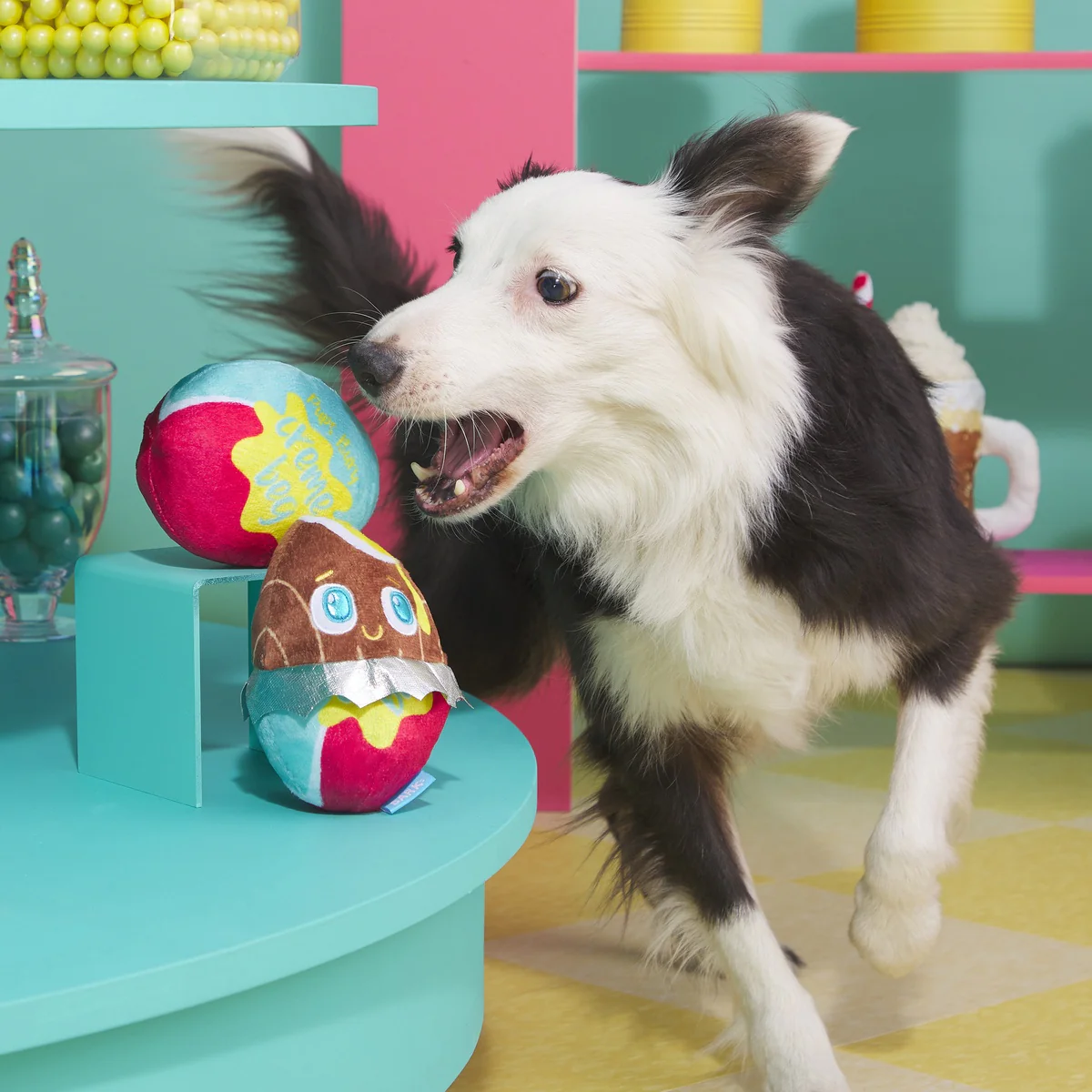 Cadfurry Eggs Plush Fetch Dog Toy - Image 2