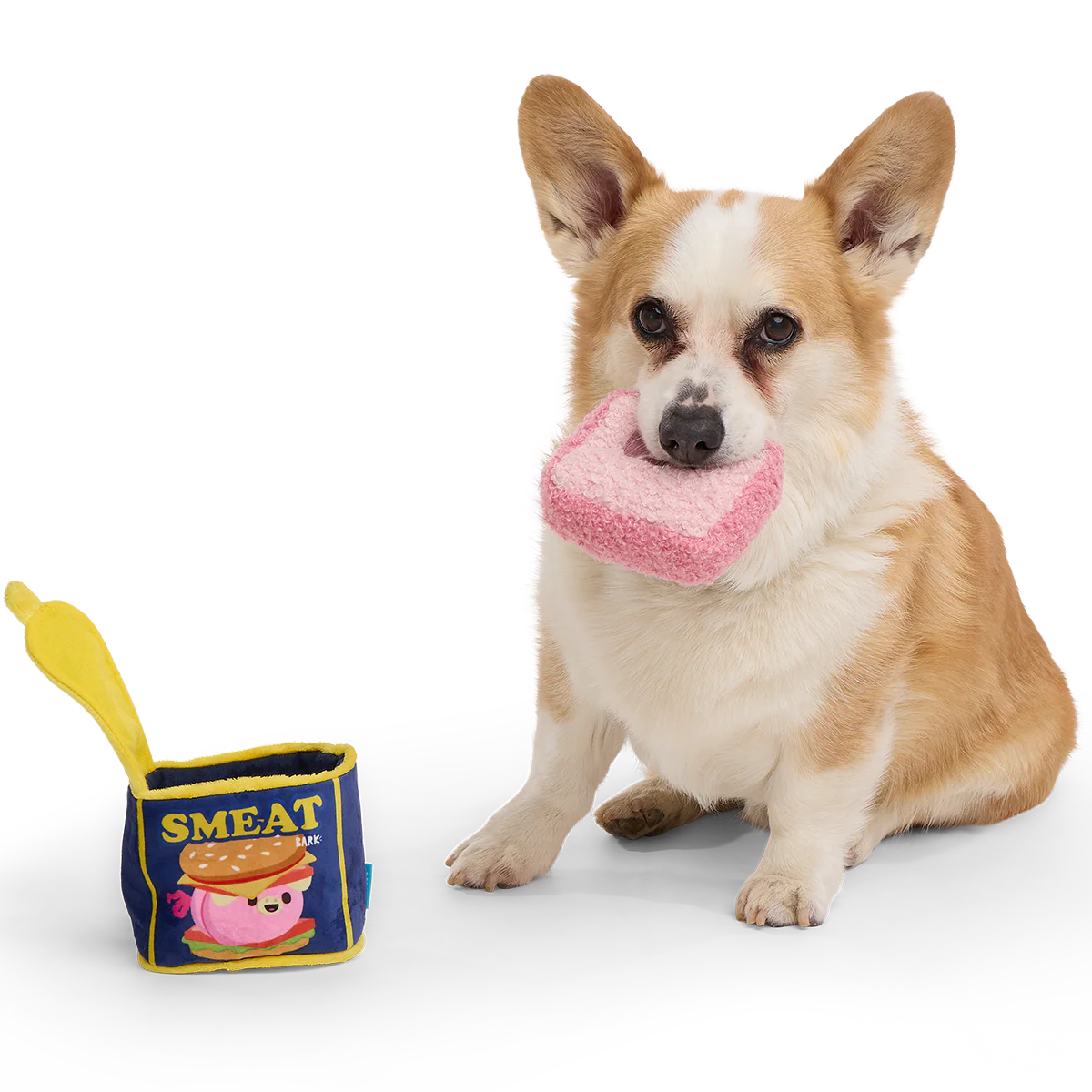 Canned Smeat Plush Multi-Part + Enrichment Dog Toy - Image 2
