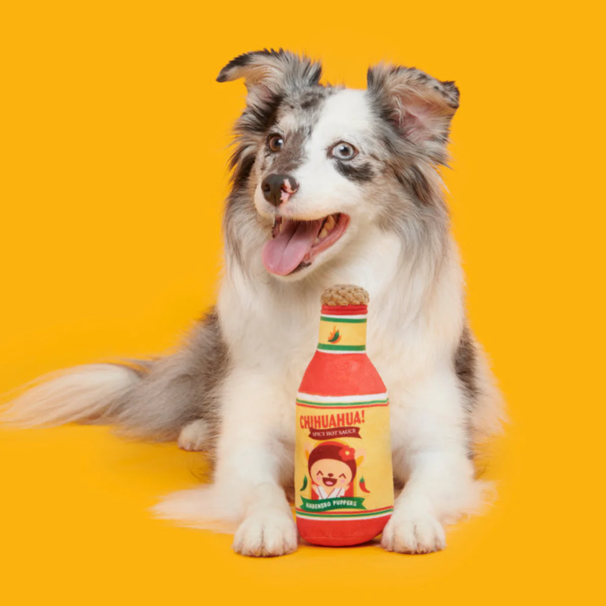 Chihuahua Hot Sauce Plush Tug Dog Toy - Image 4