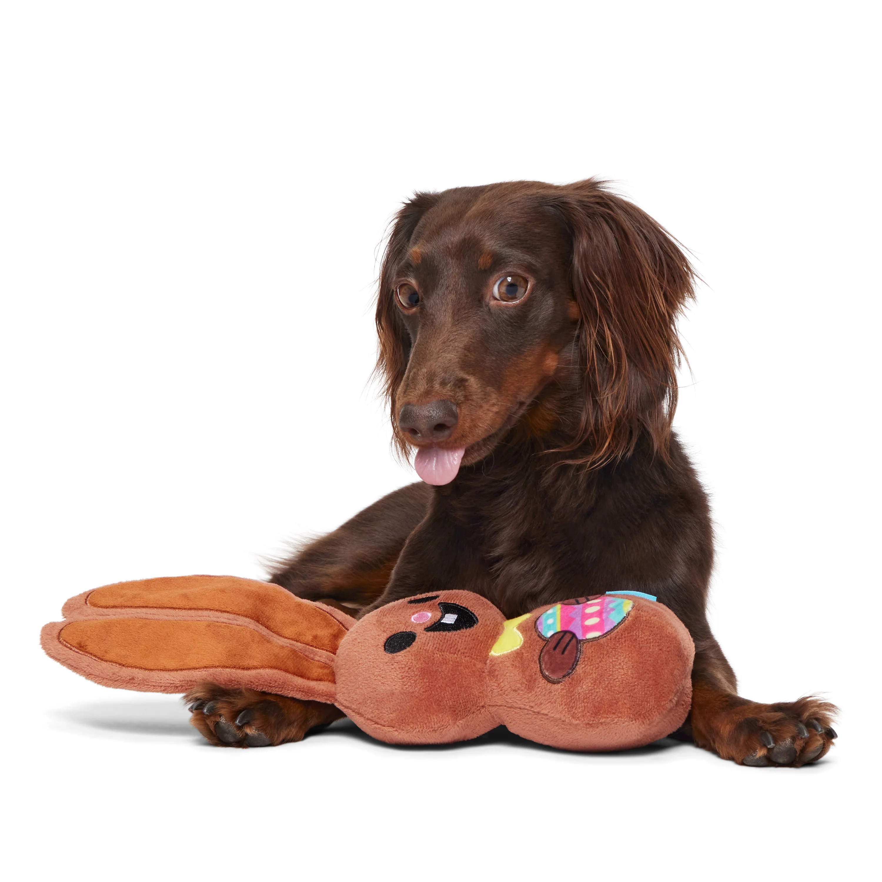 Chocolick Rabbit Plush Tug Dog Toy - Image 2