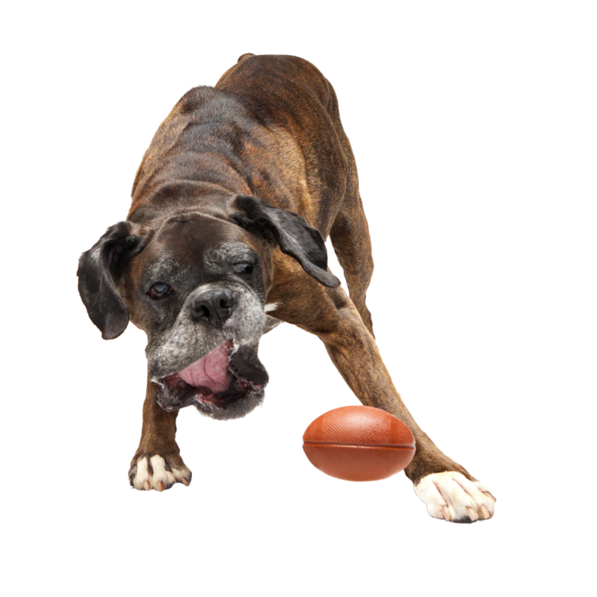 Chompionship Football Durable Super Chewer Fetch Dog Toy - Image 3