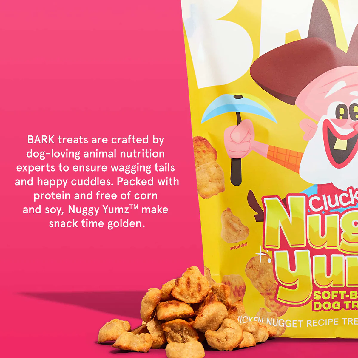 Clucky Nuggy Yumz Soft+Chewy Chicken Dog Treats, 24 oz - Image 6
