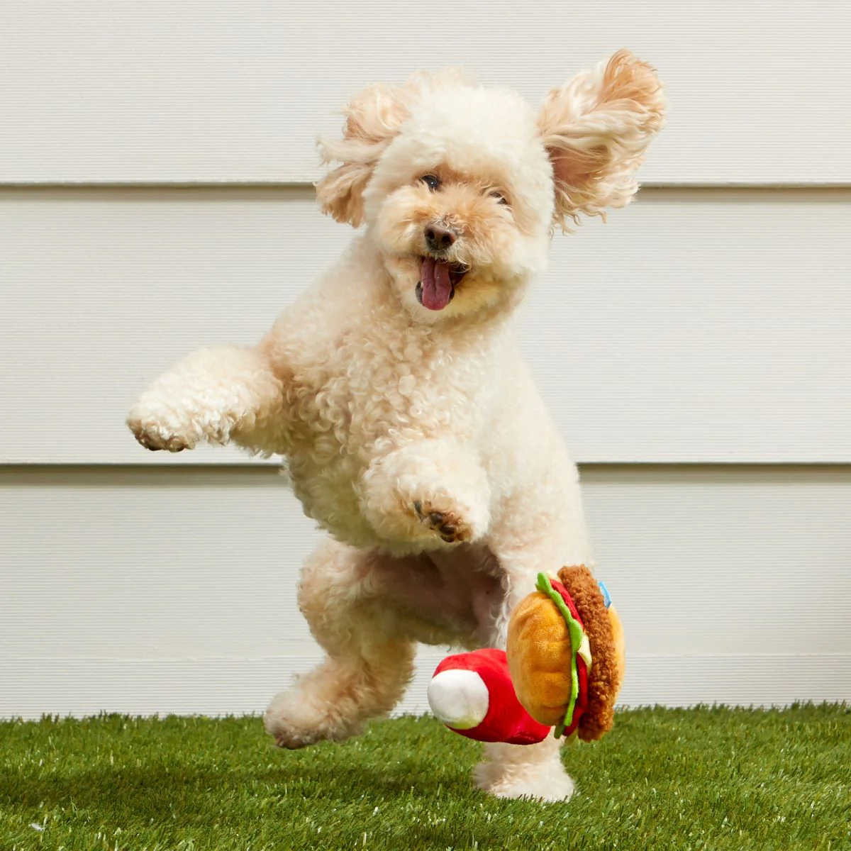 Cookout Burger and Ketchup Plush Multi-Part Dog Toy - Image 4