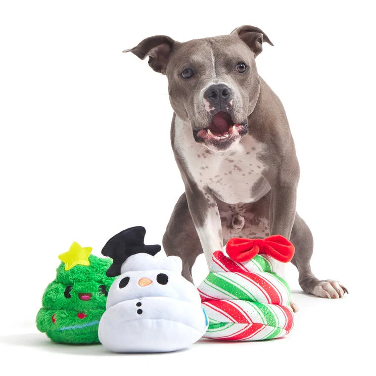 Crappy Holidays Multipart Plush Dog Toy Bundle - Image 2
