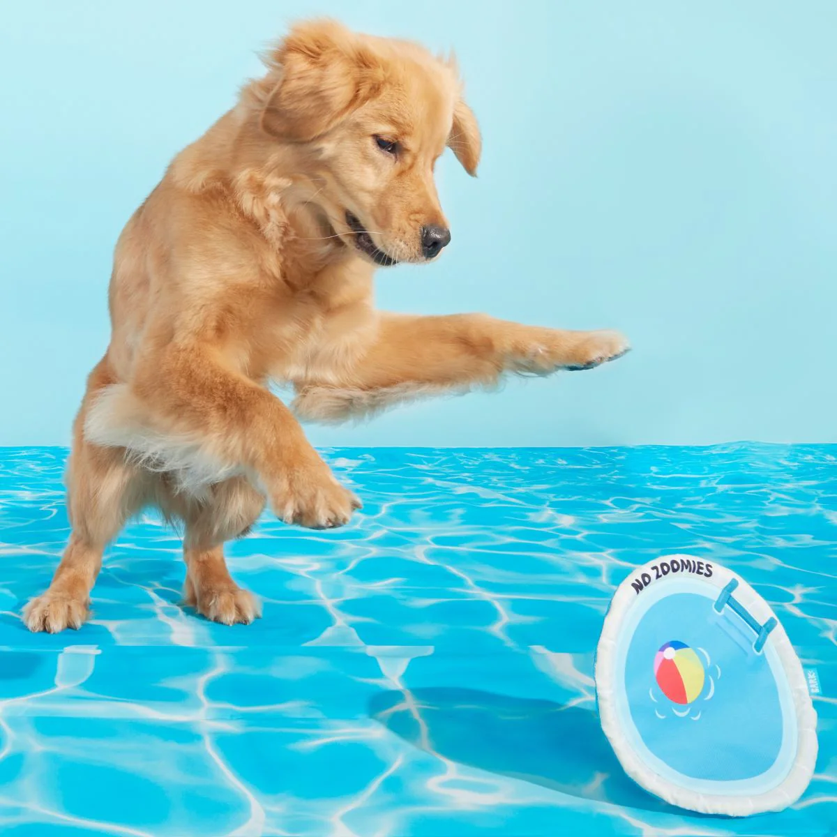 Deep End Disc Plush Fetch Dog Toy - Image 3