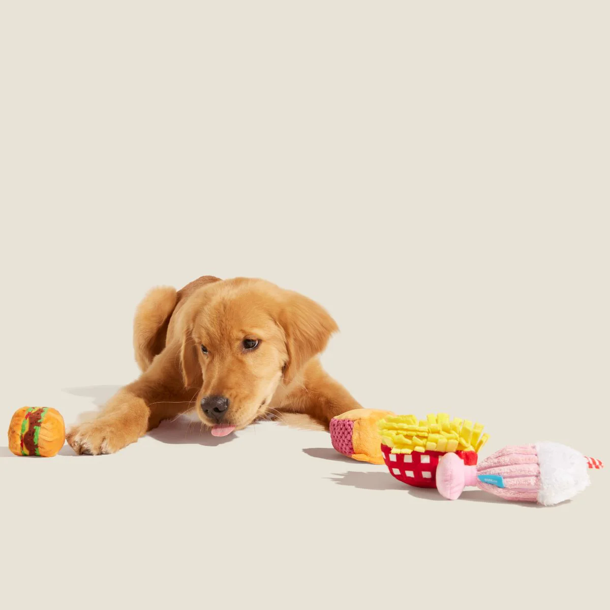 Dine & Dash Bundle Plush Multi-Part Dog Toy - Image 4