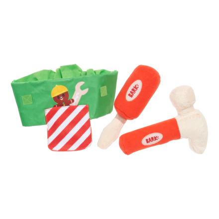 Do-It-Your-Elf Toolbelt Wearable Multipart Plush Tug Dog Toy - Image 3
