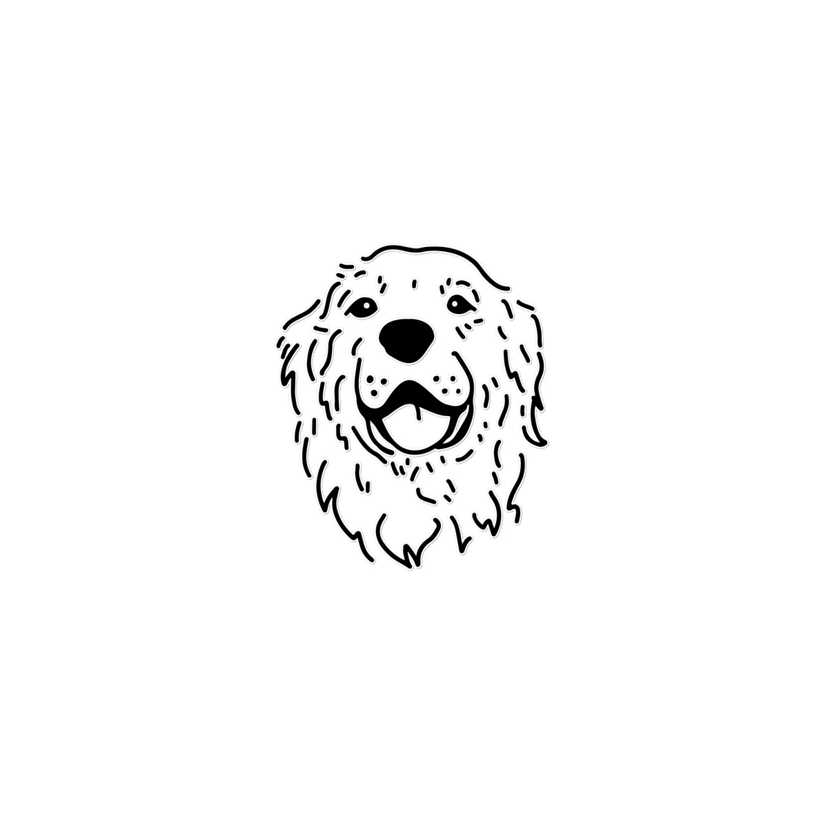 Dog Face Temporary Tattoo - Image 3