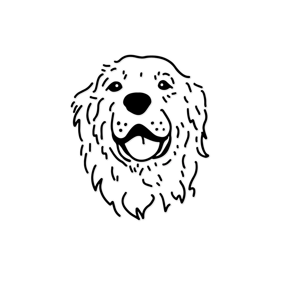 Dog Face Temporary Tattoo - Image 5