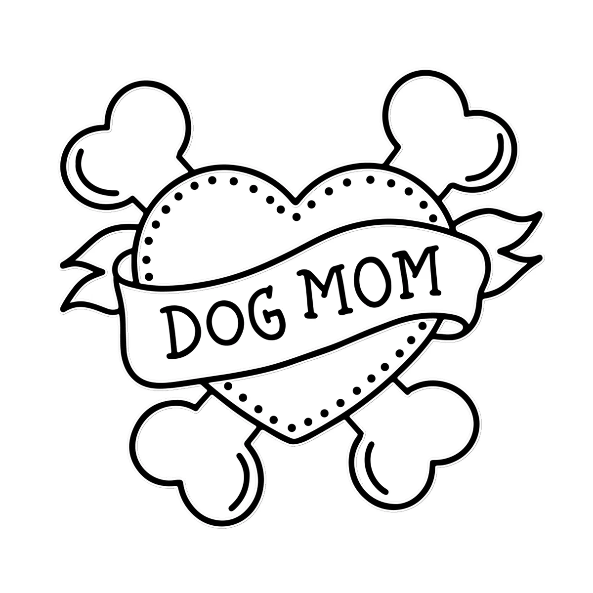Dog Mom Temporary Tattoo - Image 4
