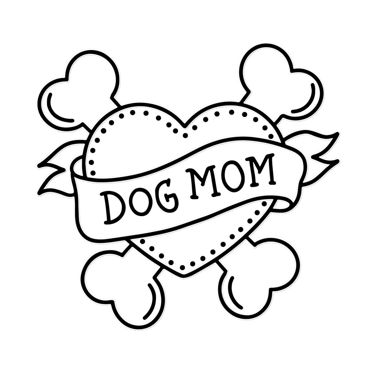 Dog Mom Temporary Tattoo - Image 5