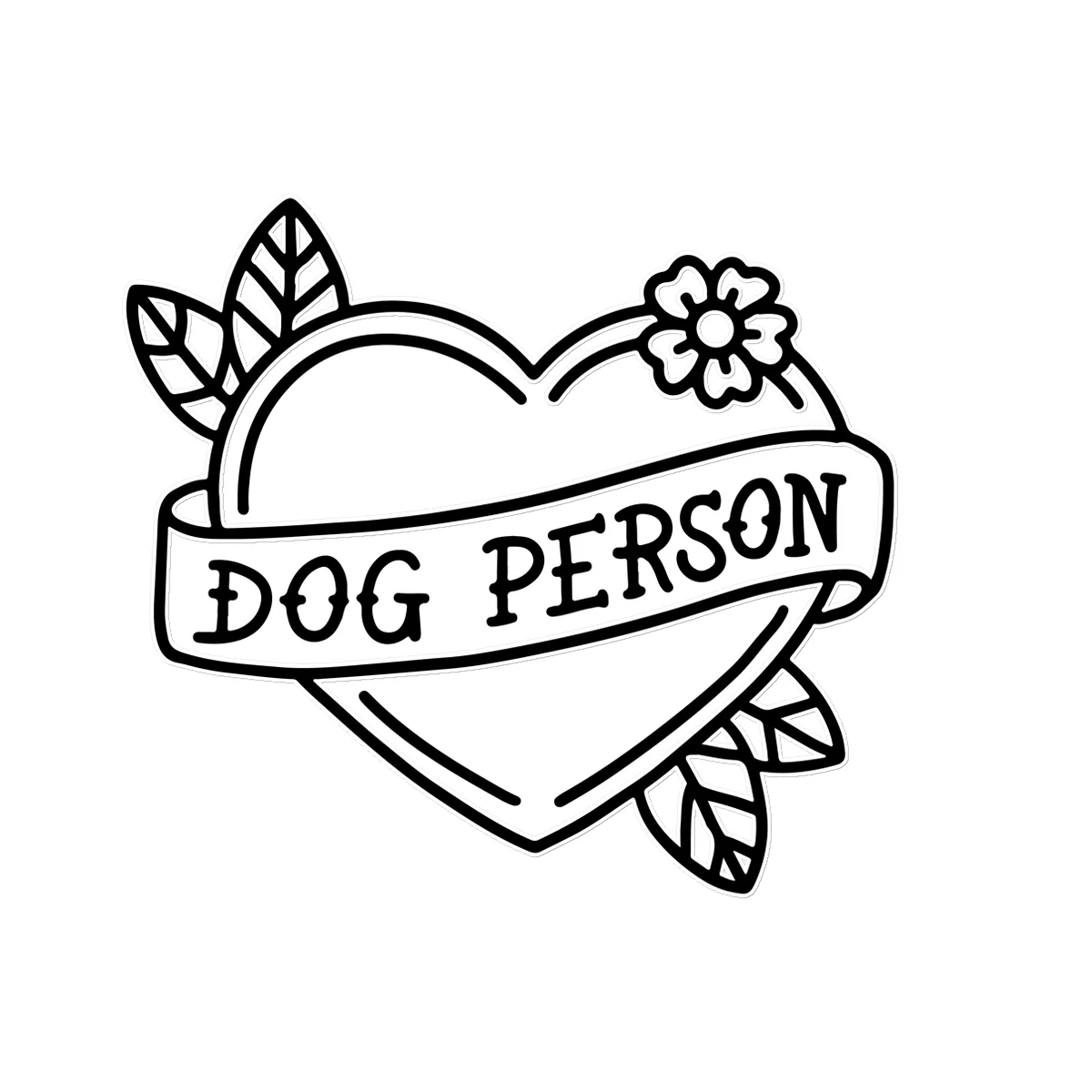 Dog Person Temporary Tattoo - Image 4