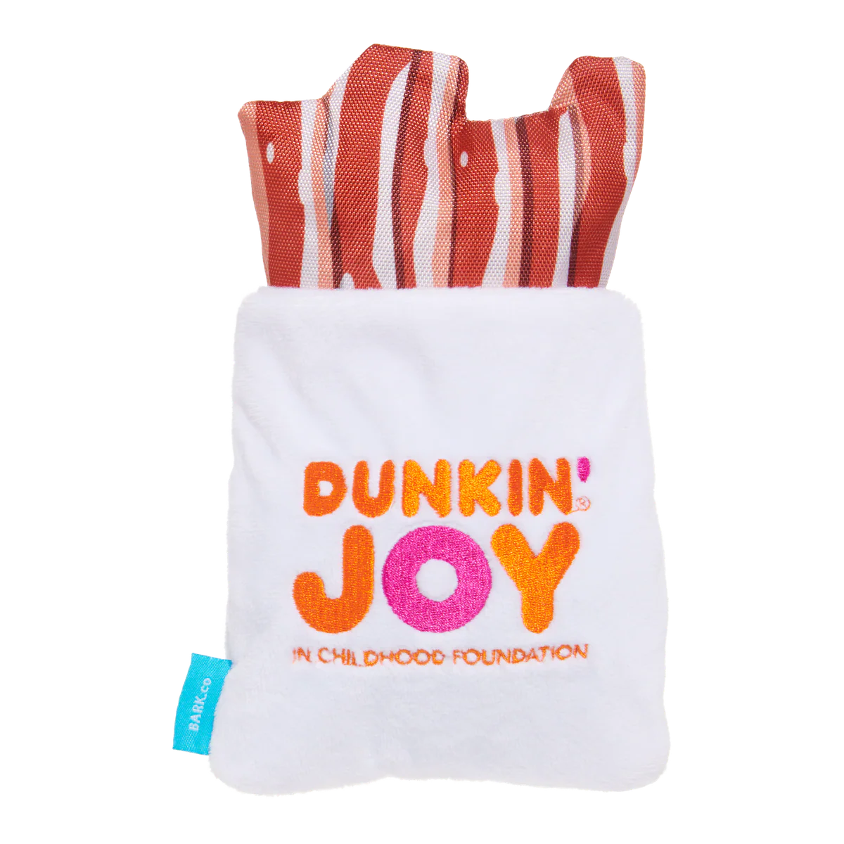 Dunkin'® Snackin' Bacon Plush Multi-Part + Enrichment Dog Toy - Image 3