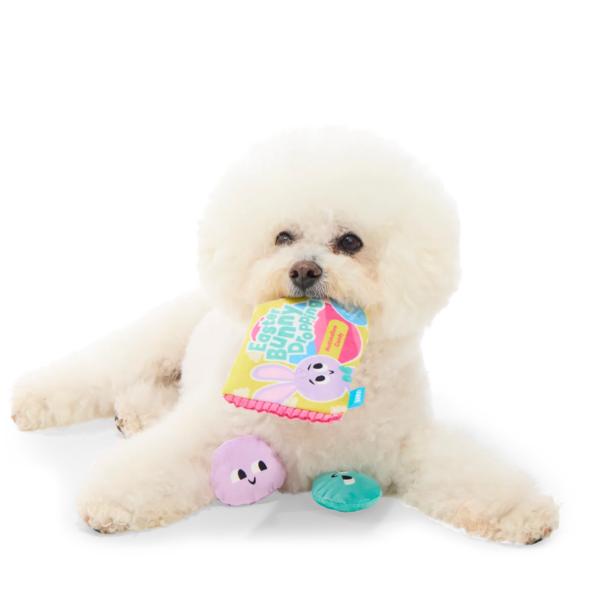 Easter Bunny Droppings Plush Multi-Part + Enrichment Dog Toy - Image 2
