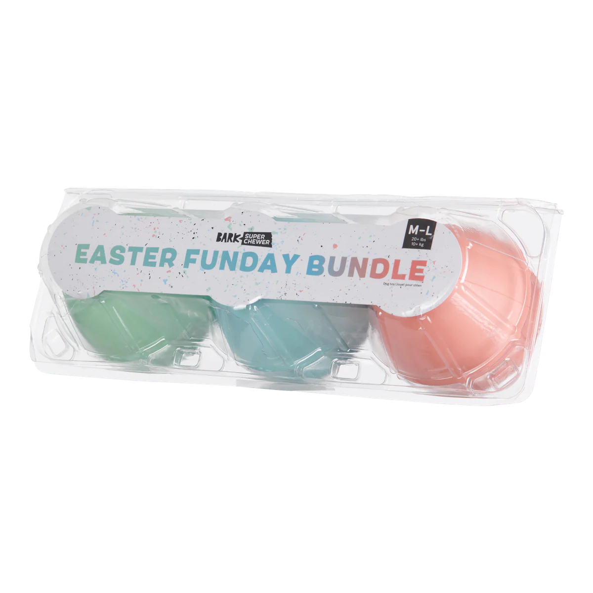 Easter Funday Bundle Super Chewer Durable Multi-Part Dog Toy - Image 2