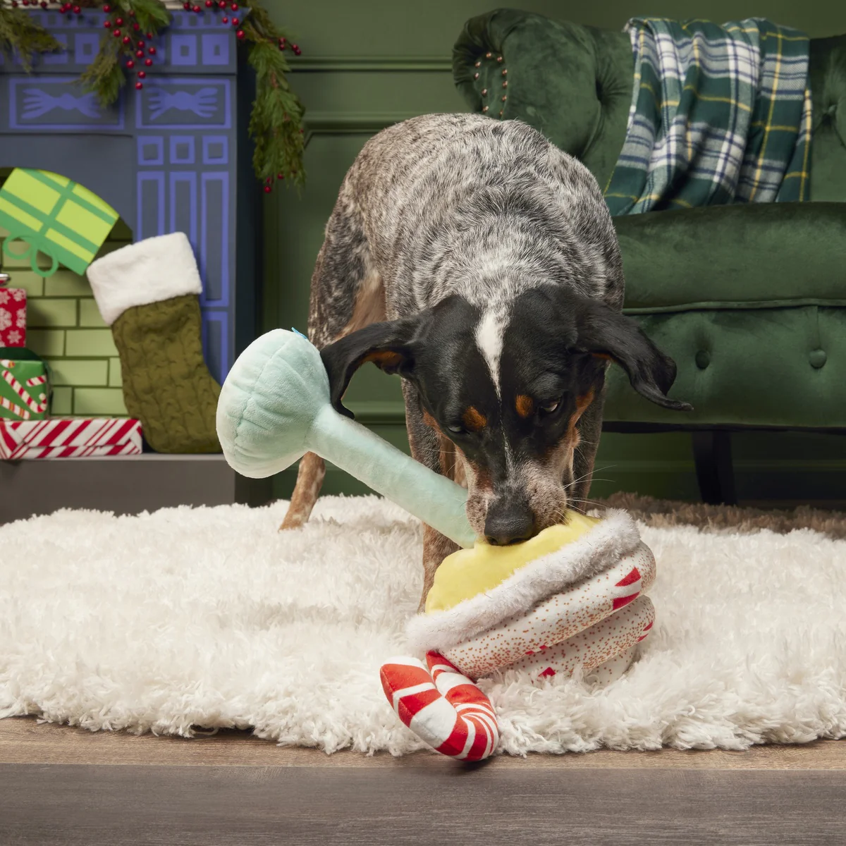 Eggnog Muttini Plush Extra-Large Dog Toy - Image 2