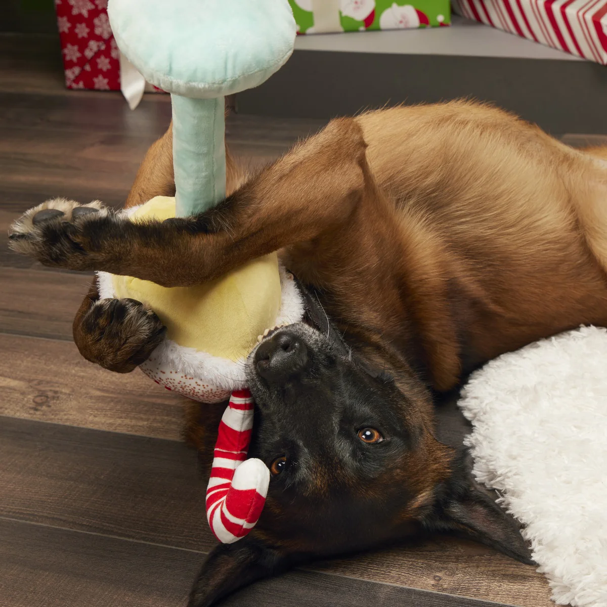 Eggnog Muttini Plush Extra-Large Dog Toy - Image 3