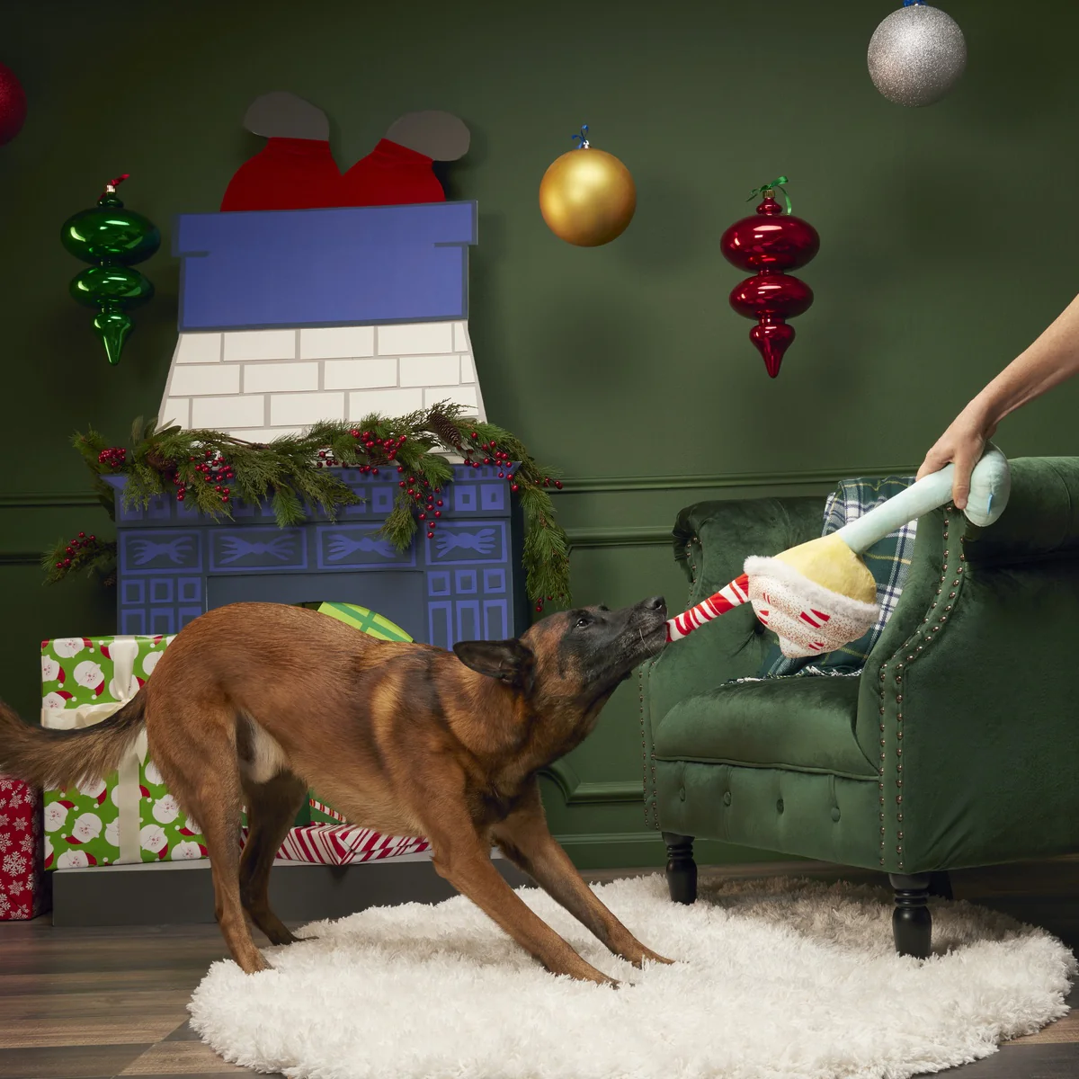 Eggnog Muttini Plush Extra-Large Dog Toy - Image 4