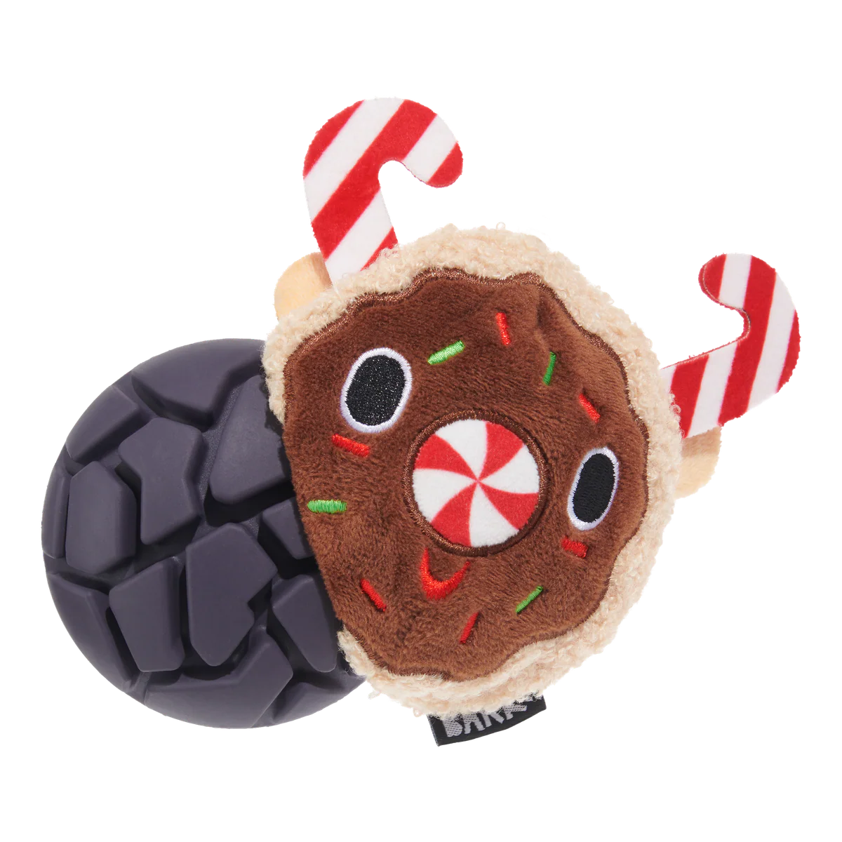 Gnasher The Puppermint Reindeer Durable Super Chewer 2-in-1 Rip and Reveal Dog Toy - Image 5