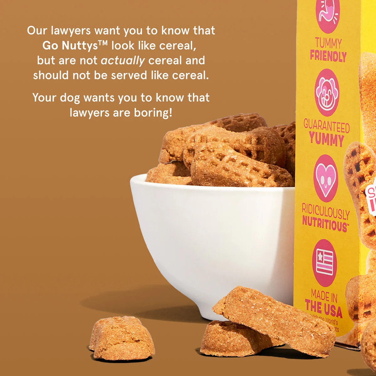 Go Nutty's™ Peanut Cereal Dog Treats, 24 oz - Image 5