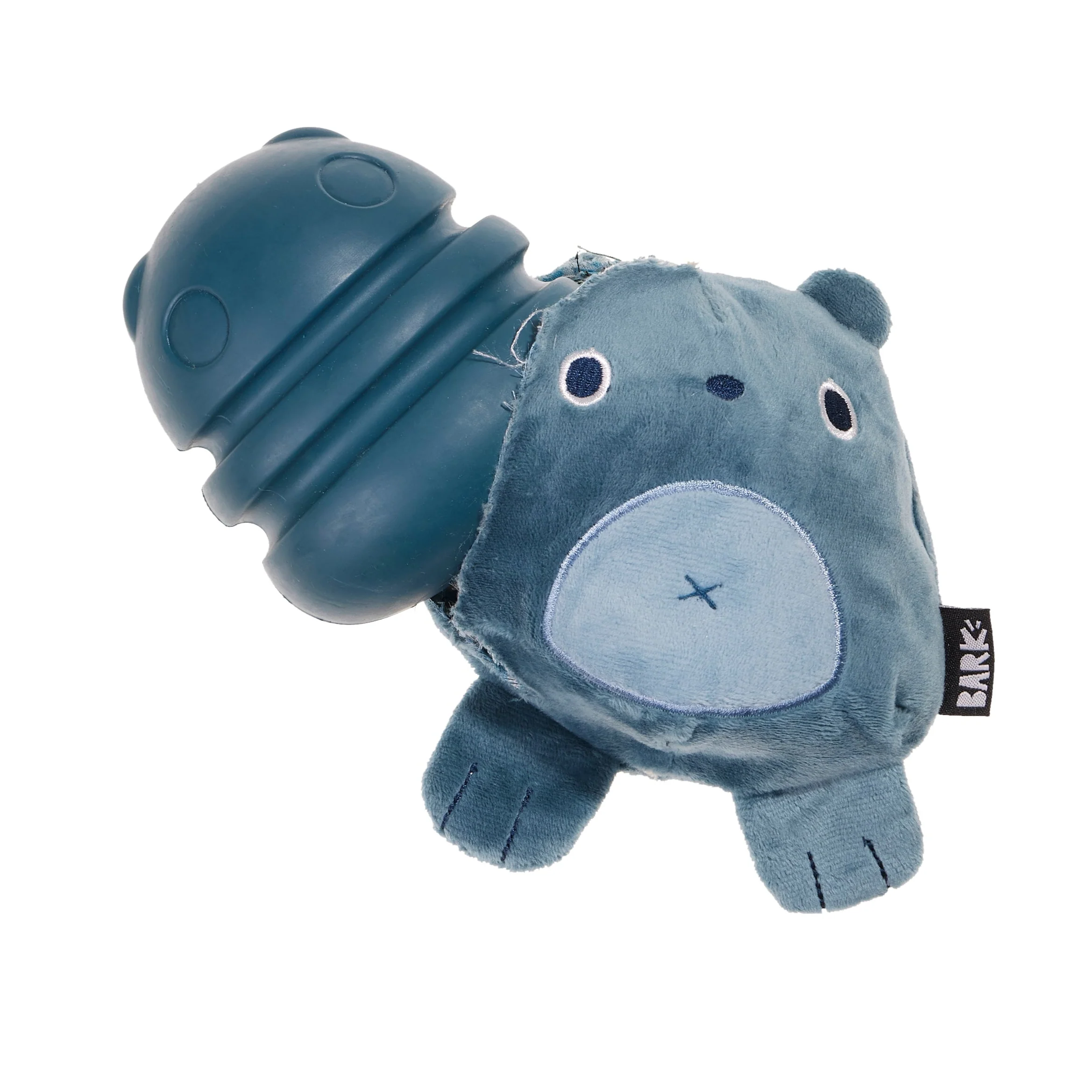 Grey Bear Hugger Durable Super Chewer 2-in-1 Rip and Reveal Dog Toy - Image 2