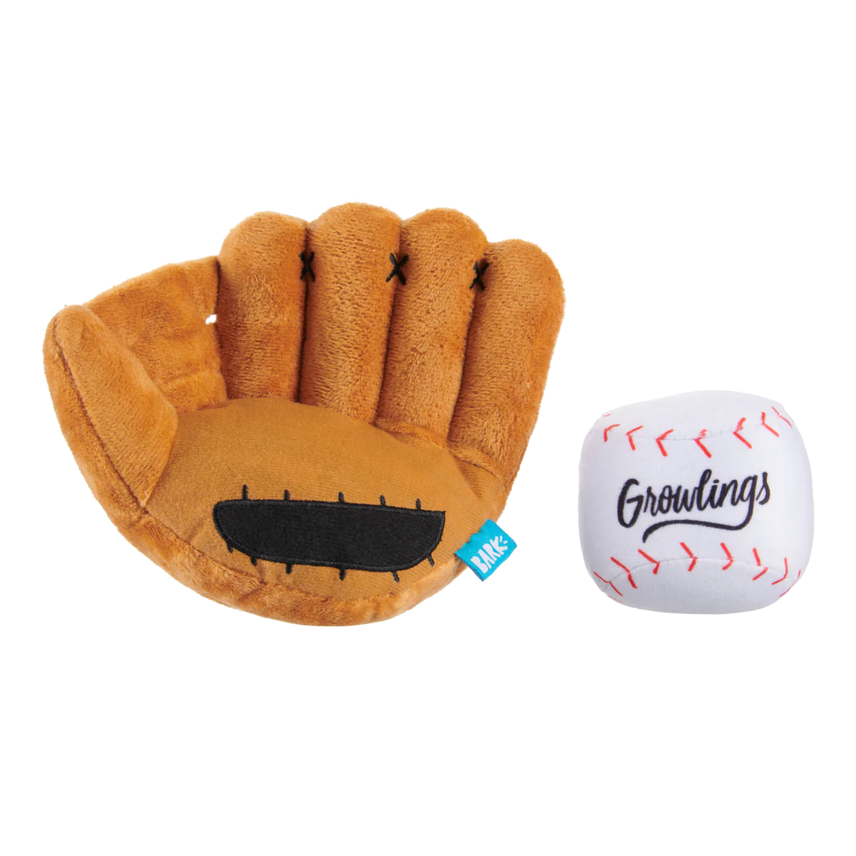 Growlings Baseball Glove Plush Multi-Part + Fetch Dog Toy - Image 6