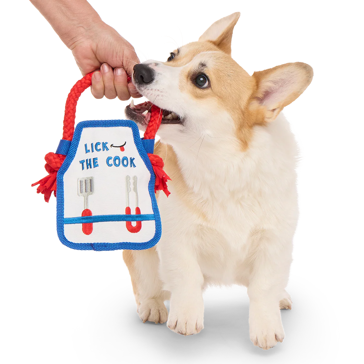Grrrill Champ Apron Plush Tug + Wearable Dog Toy - Image 3