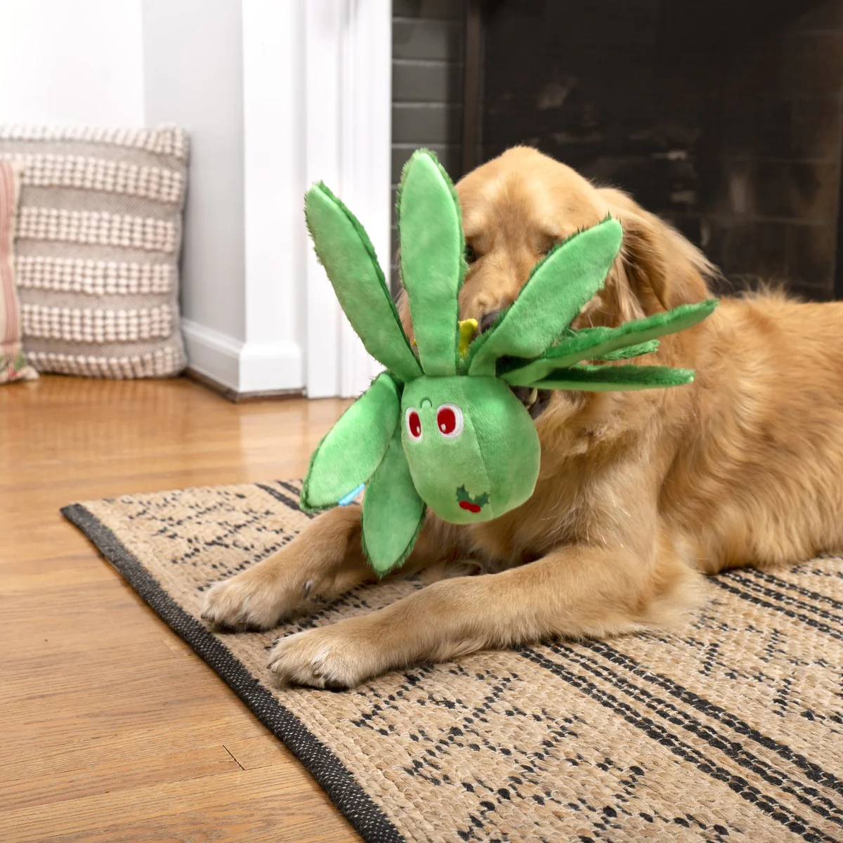 Holly Jolly Ollie Plush Tug Dog Toy - Image 8