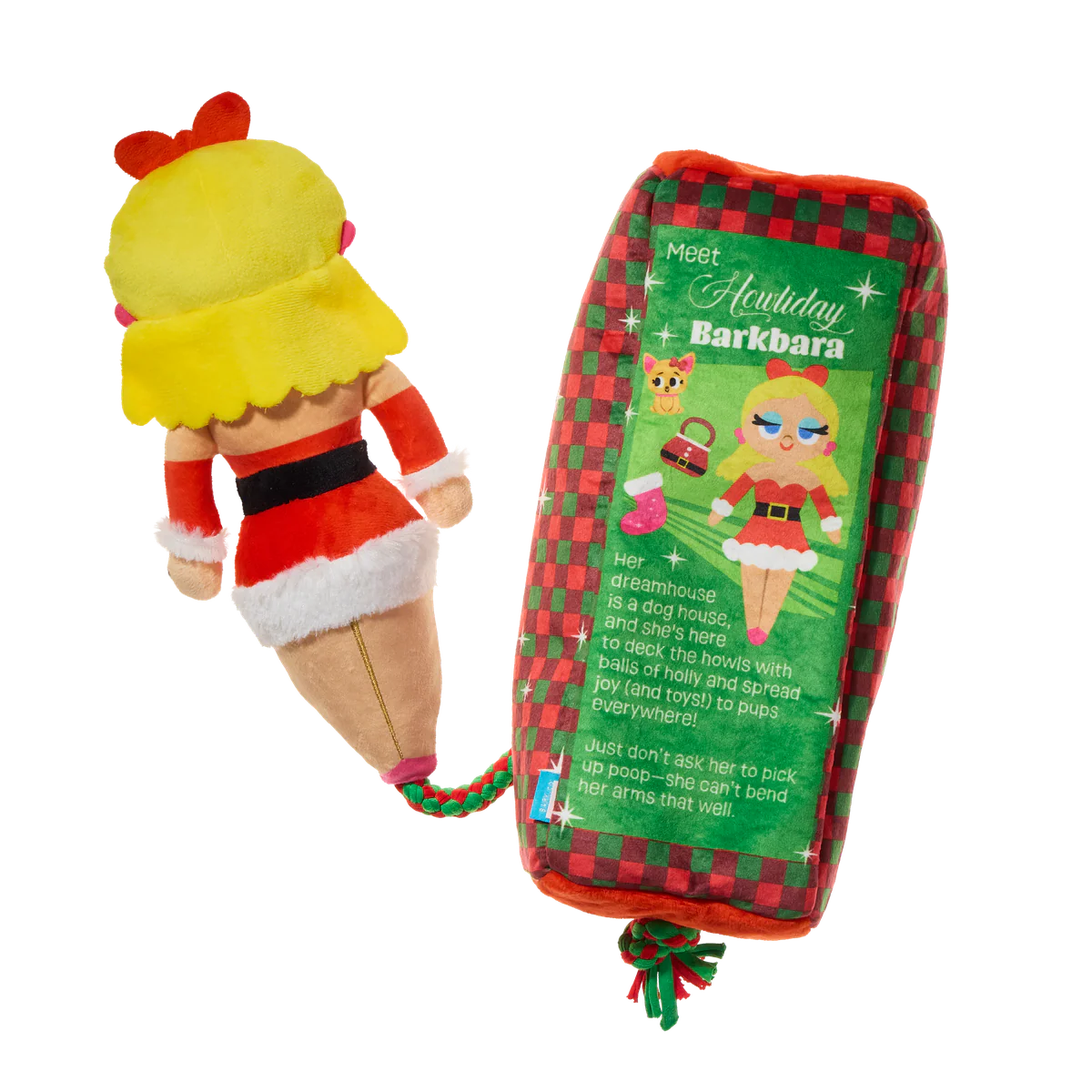 Howliday Barkbara Doll Plush Tug + XXL Dog Toy - Image 4
