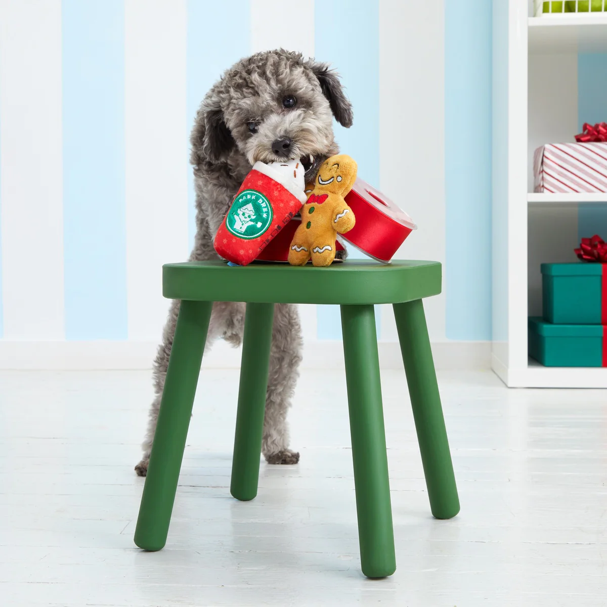 Jitterbread Man Plush Multi-Part Dog Toy - Image 2