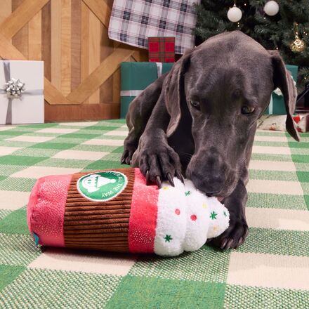 Jumbo Jingle Latte Plush Extra-Large Dog Toy - Image 5
