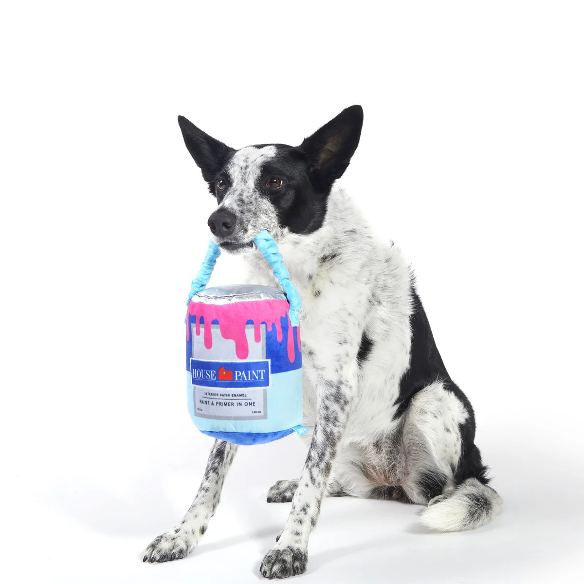 Kevin's Paint Can Plush Tug Dog Toy - Image 3